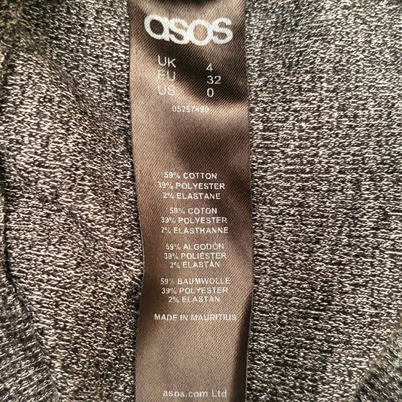 Asos | High Neck Crop Top | size 0 - Picture 6 of 8